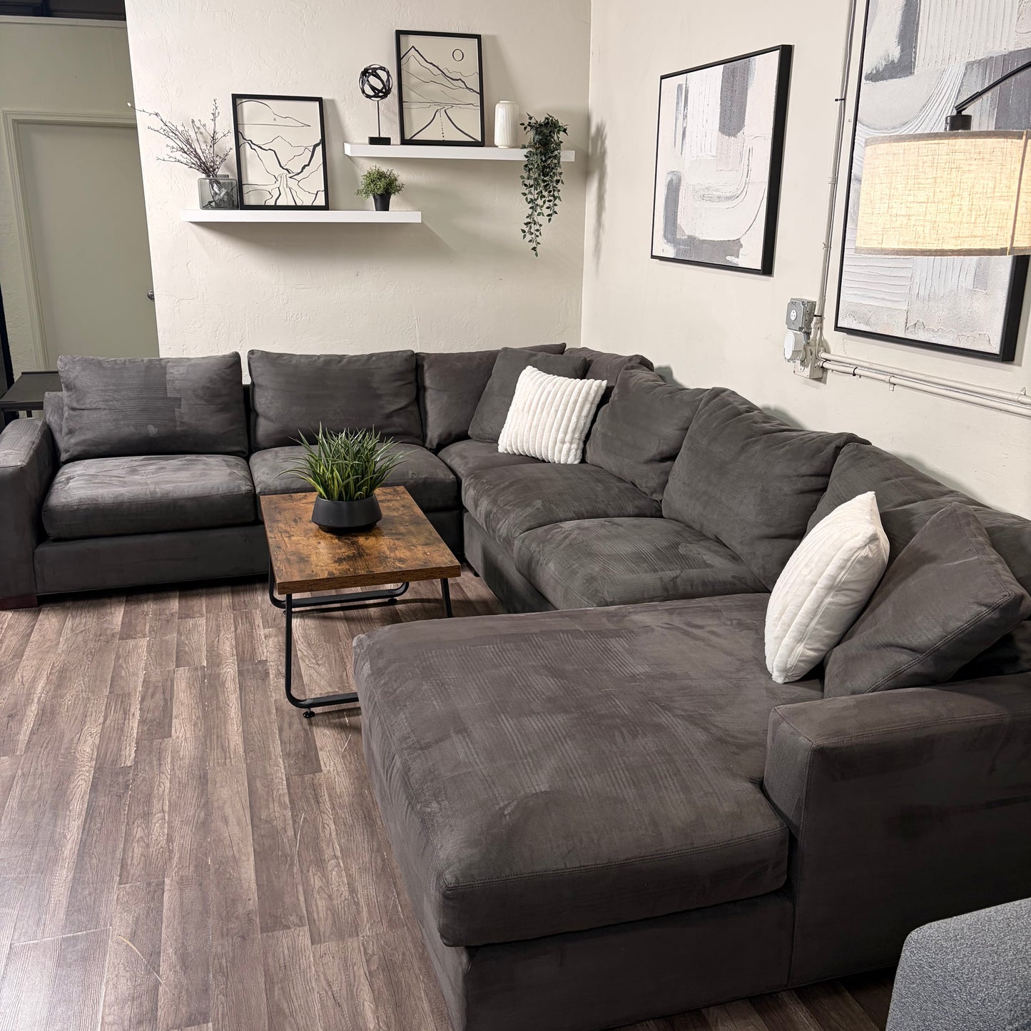 Room & Board Dark Gray Sectional