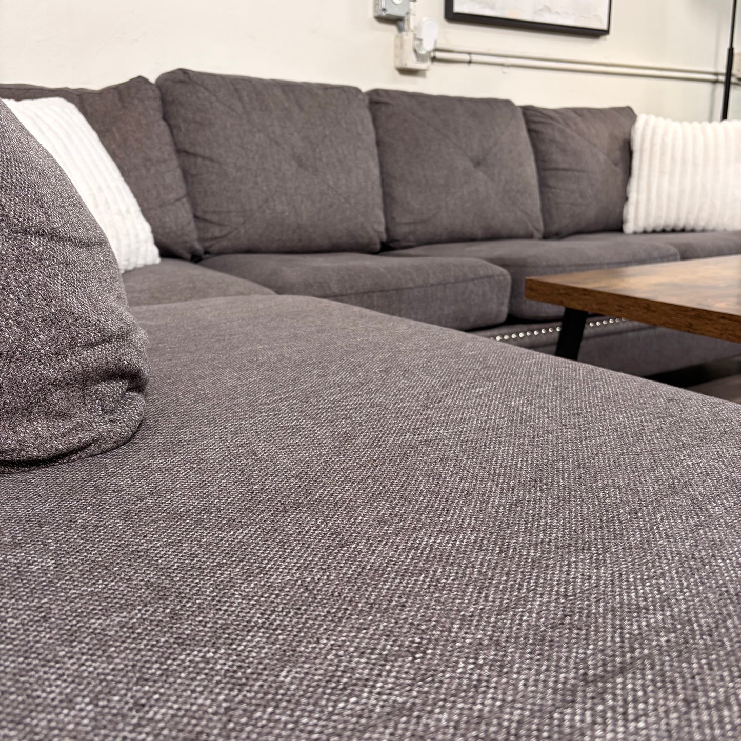Dark Gray L Sectional