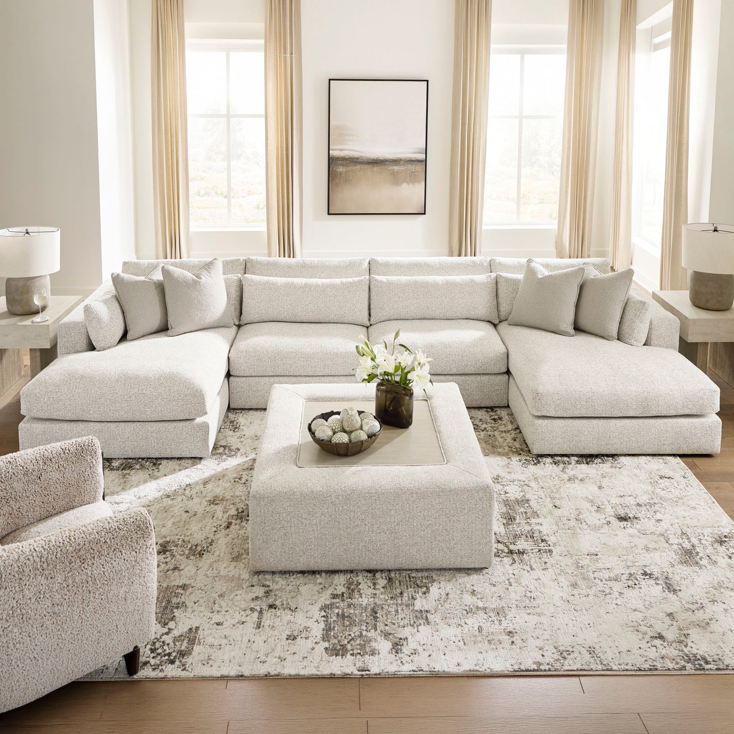 Ventana 4-Piece Double Chaise Sectional