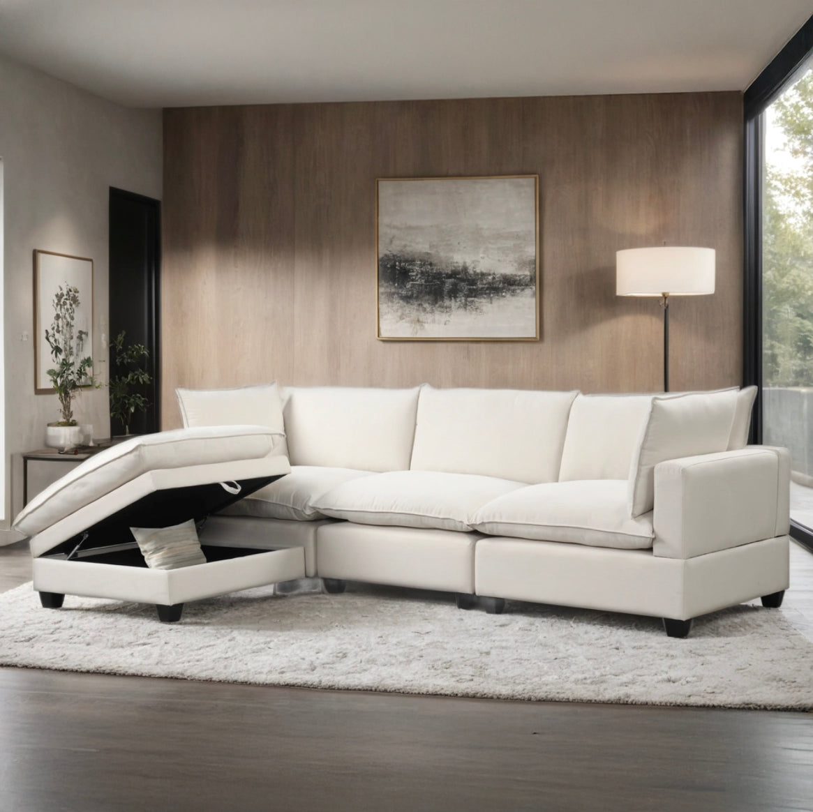Cloud Modular Sectional - 4 Piece Sand