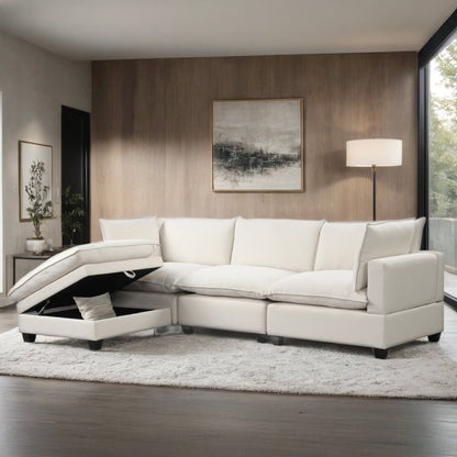 Cloud Modular Sectional - 4 Piece Sand