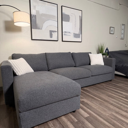Ikea Finnala Gray Sectional with Storage