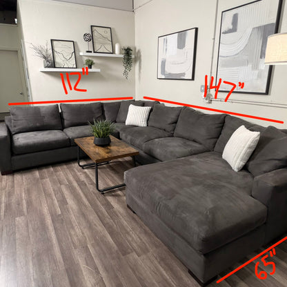 Room & Board Dark Gray Sectional