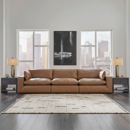 Belvedere 3-Piece Leather Modular Sofa