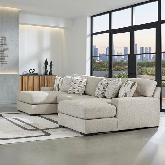 Trinity 3-Piece Double Chaise Sectional