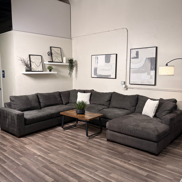 Room & Board Dark Gray Sectional