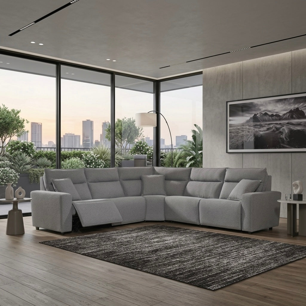 Maverick 5-Piece Dual Power Reclining Sectional