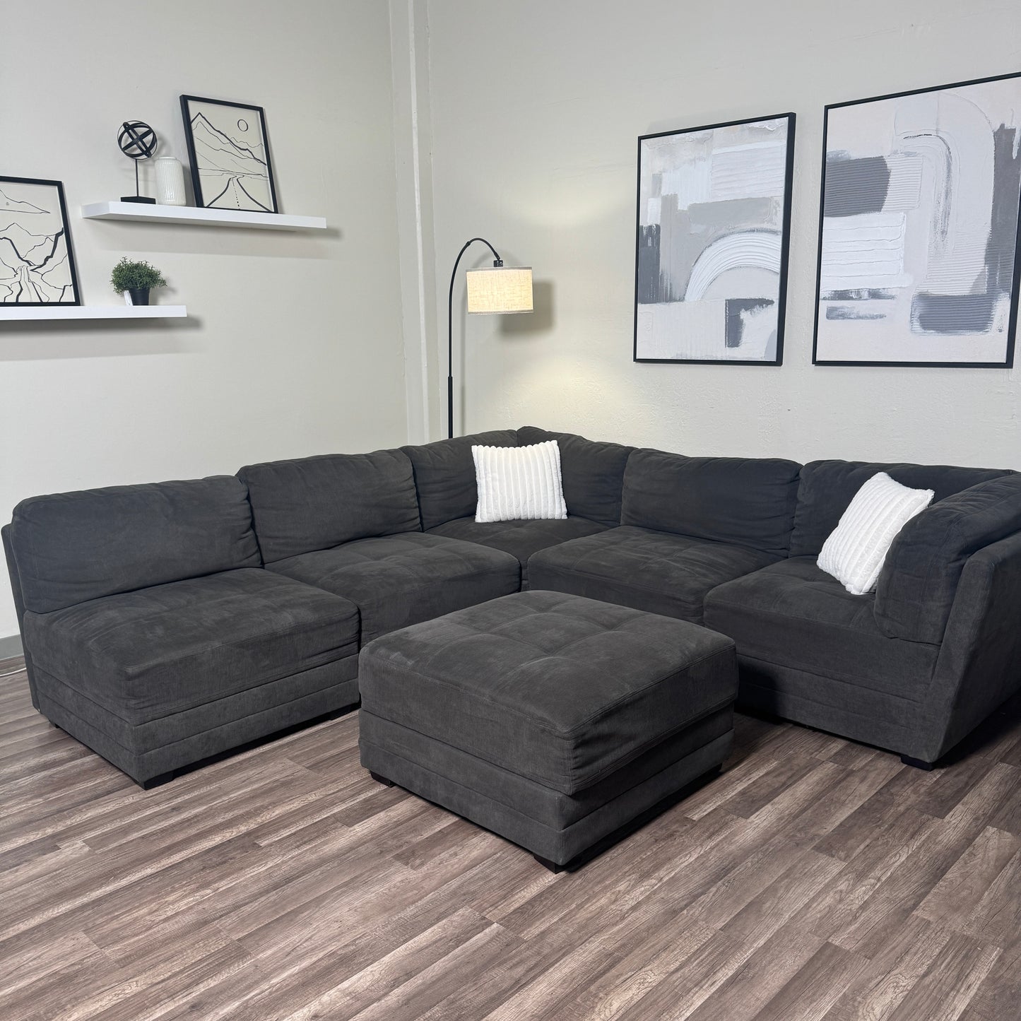 Thomasville Gray Modular Sectional