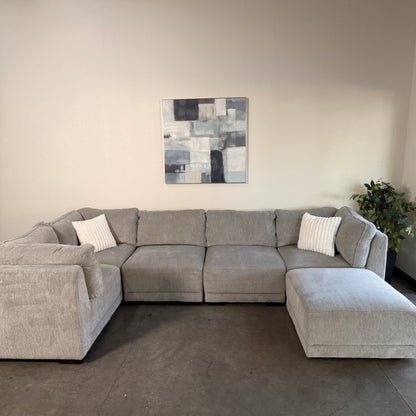Thomasville Gray Modular Sectional Couch