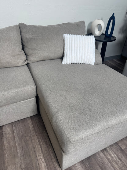 Living Spaces Oversized Beige Sectional