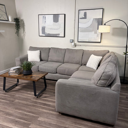 Gray L Shaped Sectional