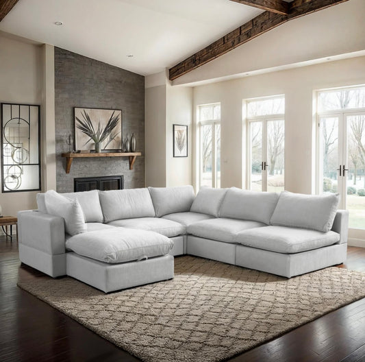 New In Box 6 Piece Comfy Cloud - White