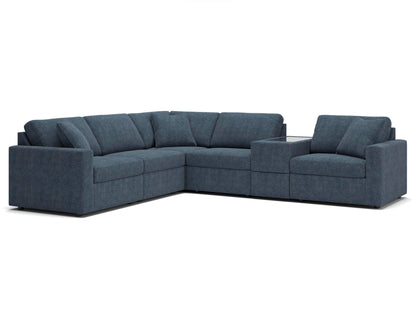 Carneros 6-Piece Modular Sectional with Storage Console