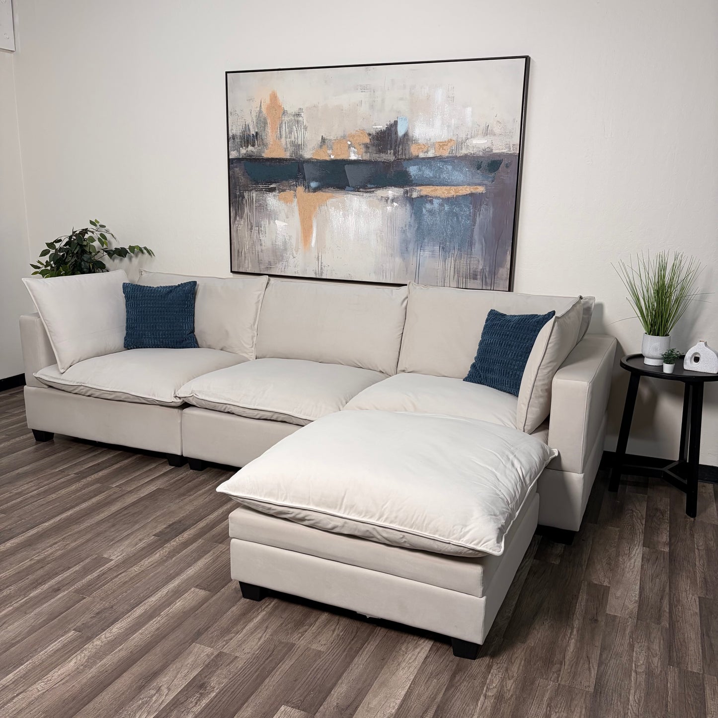 Sonoma Cloud 4-Piece Modular Sectional - Cream
