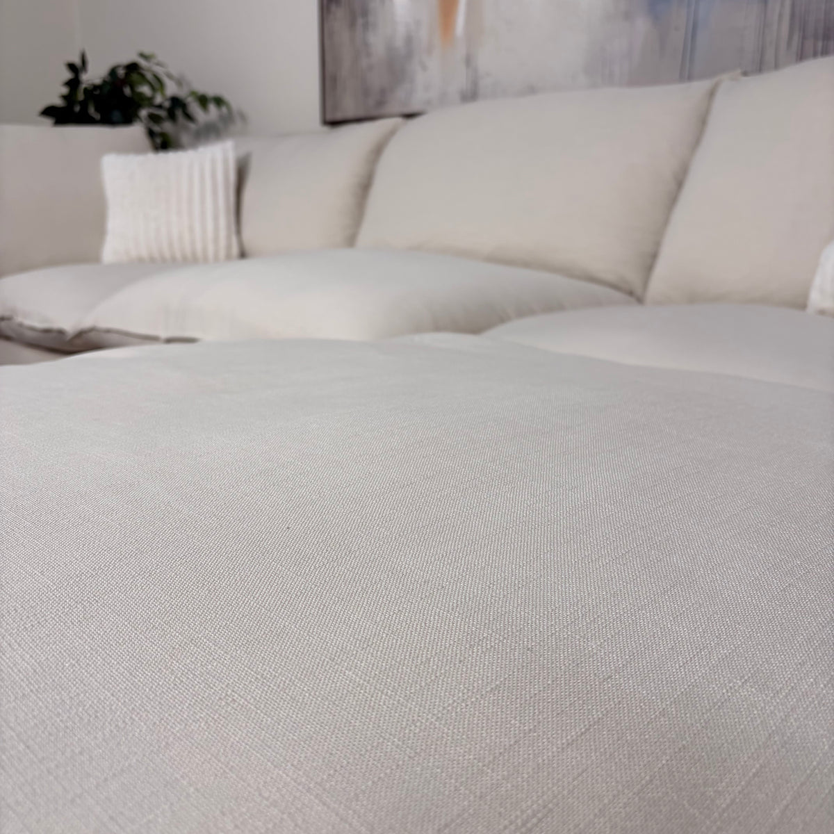 Sonoma Cloud 4-Piece Modular Sectional - Linen Sand
