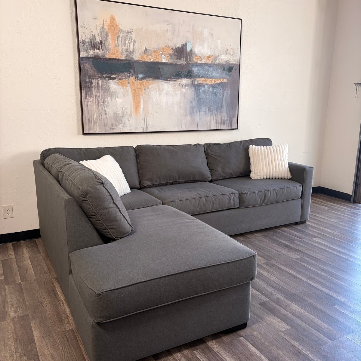 Living Spaces L Shaped Sectional