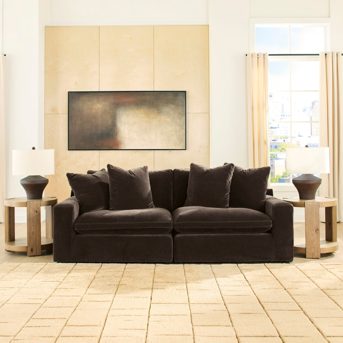 Bixby 2 Piece Sectional Loveseat