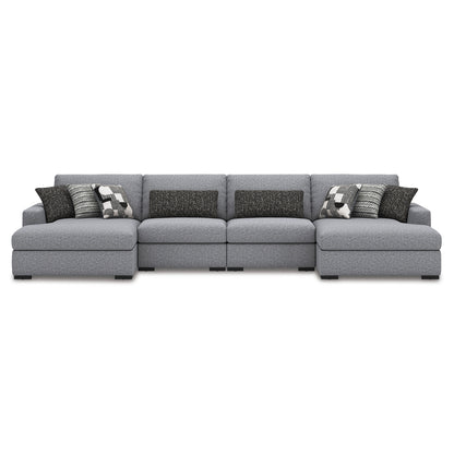 Muir 4-Piece Sectional with Double Chaise