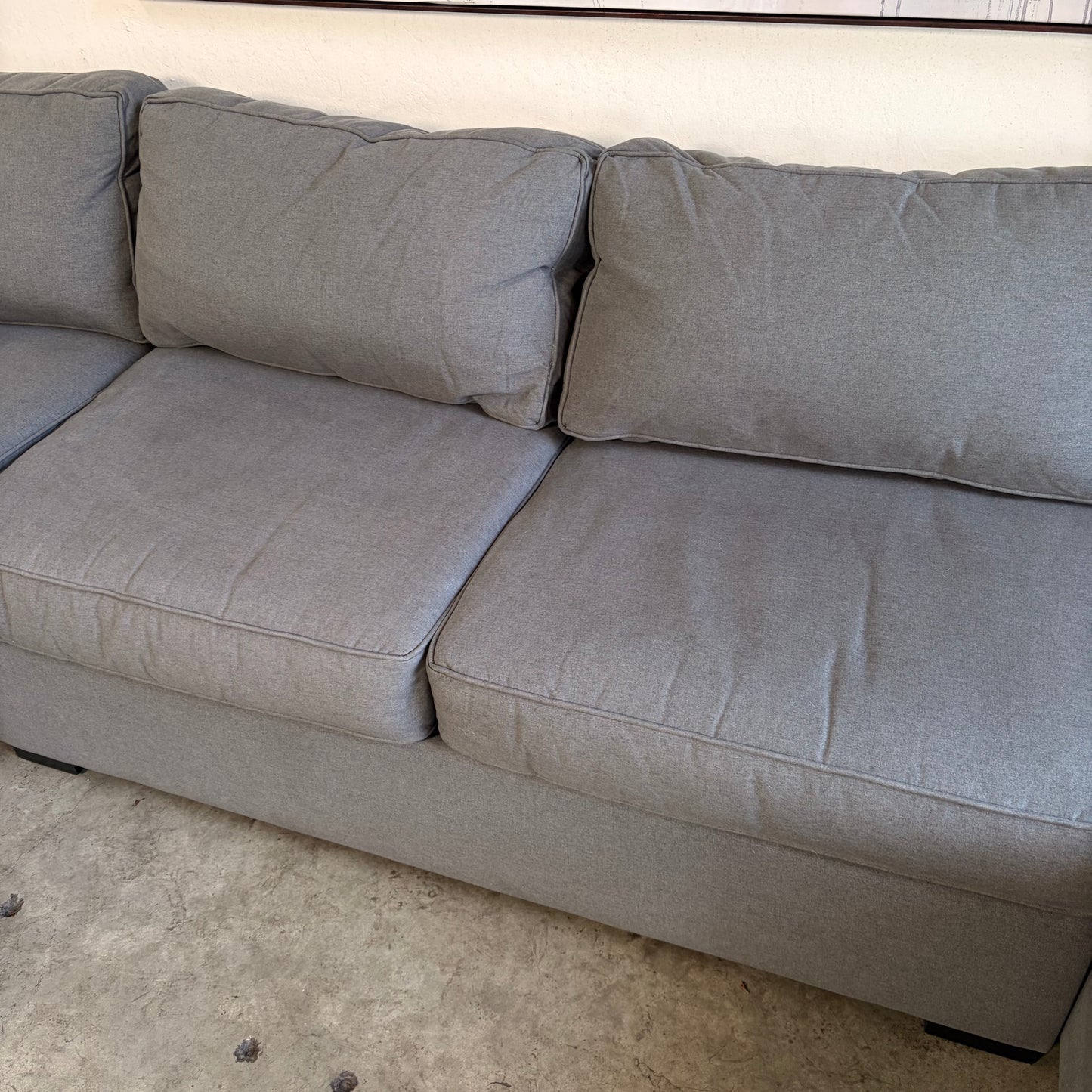 Dark Gray Living Spaces Sectional