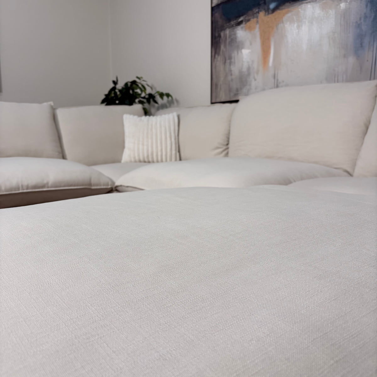Sonoma Cloud 5-Piece Modular Sectional - Linen Sand