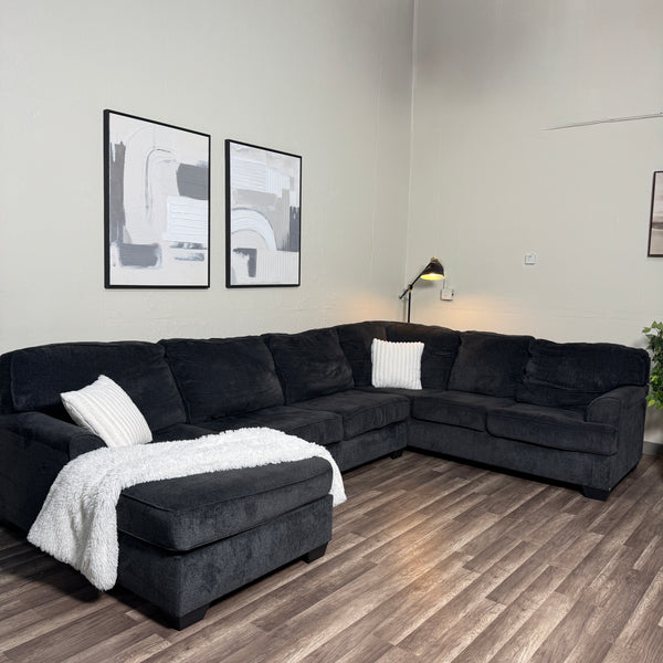 Dark Gray U Shaped Sectional