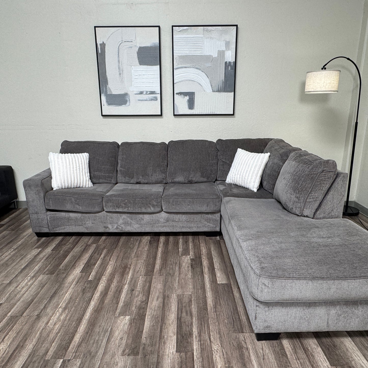 Gray Ashley Homestores L Sectional