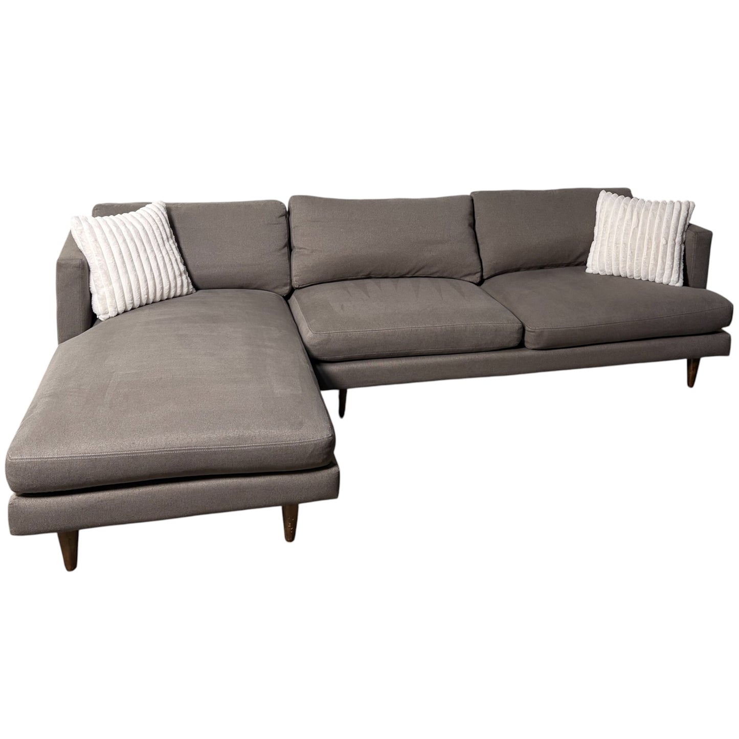 Room & Board Gray L Shaped Sectional