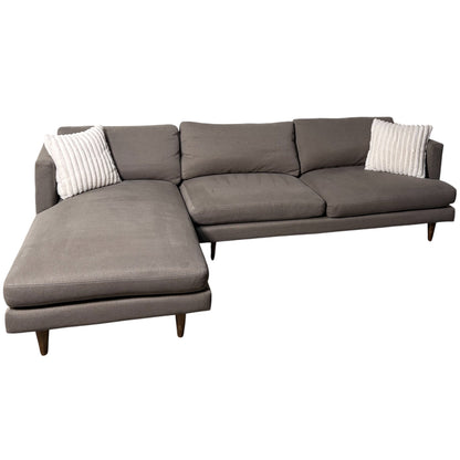 Room & Board Gray L Shaped Sectional