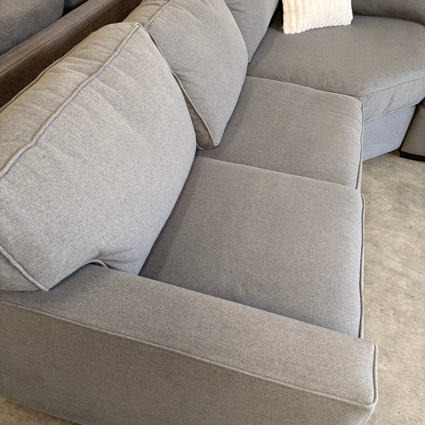 Dark Gray Living Spaces Sectional