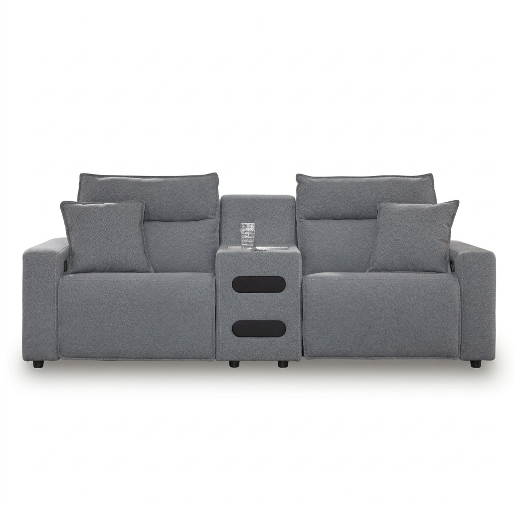 Maverick 3-Piece Dual Power Reclining Loveseat with Audio Console