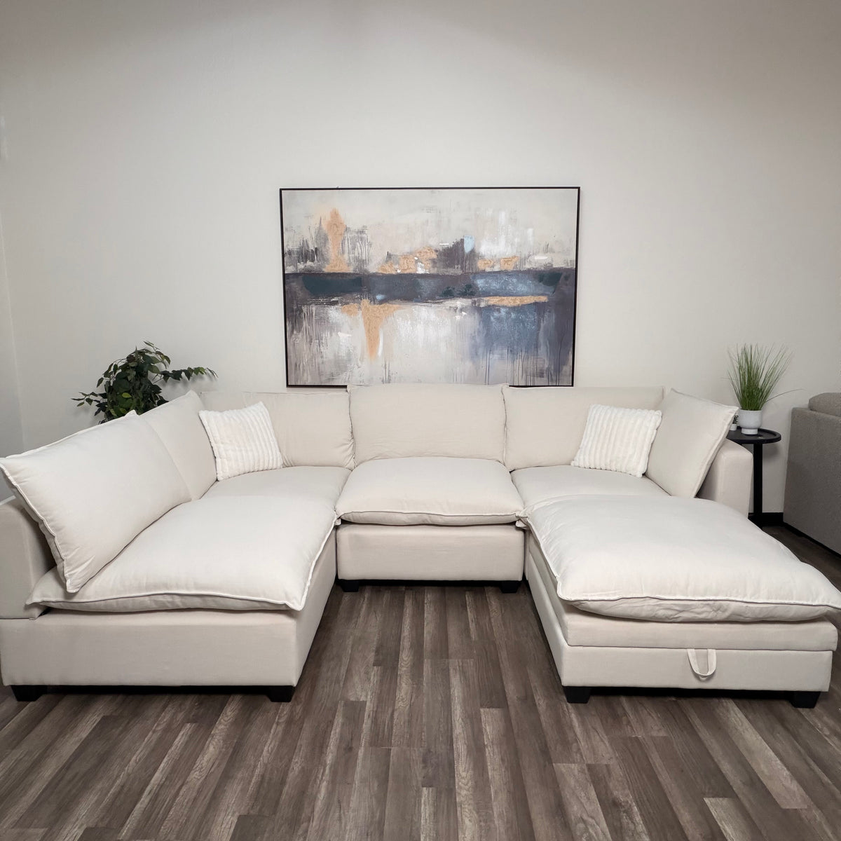 Sonoma Cloud 5-Piece Modular Sectional - Linen Sand