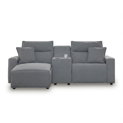 Maverick 3-Piece Power Reclining Sectional with Chaise and Console
