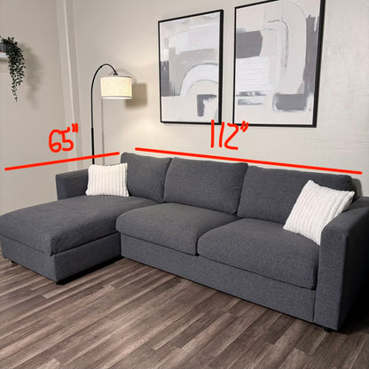 Ikea Finnala Gray Sectional with Storage