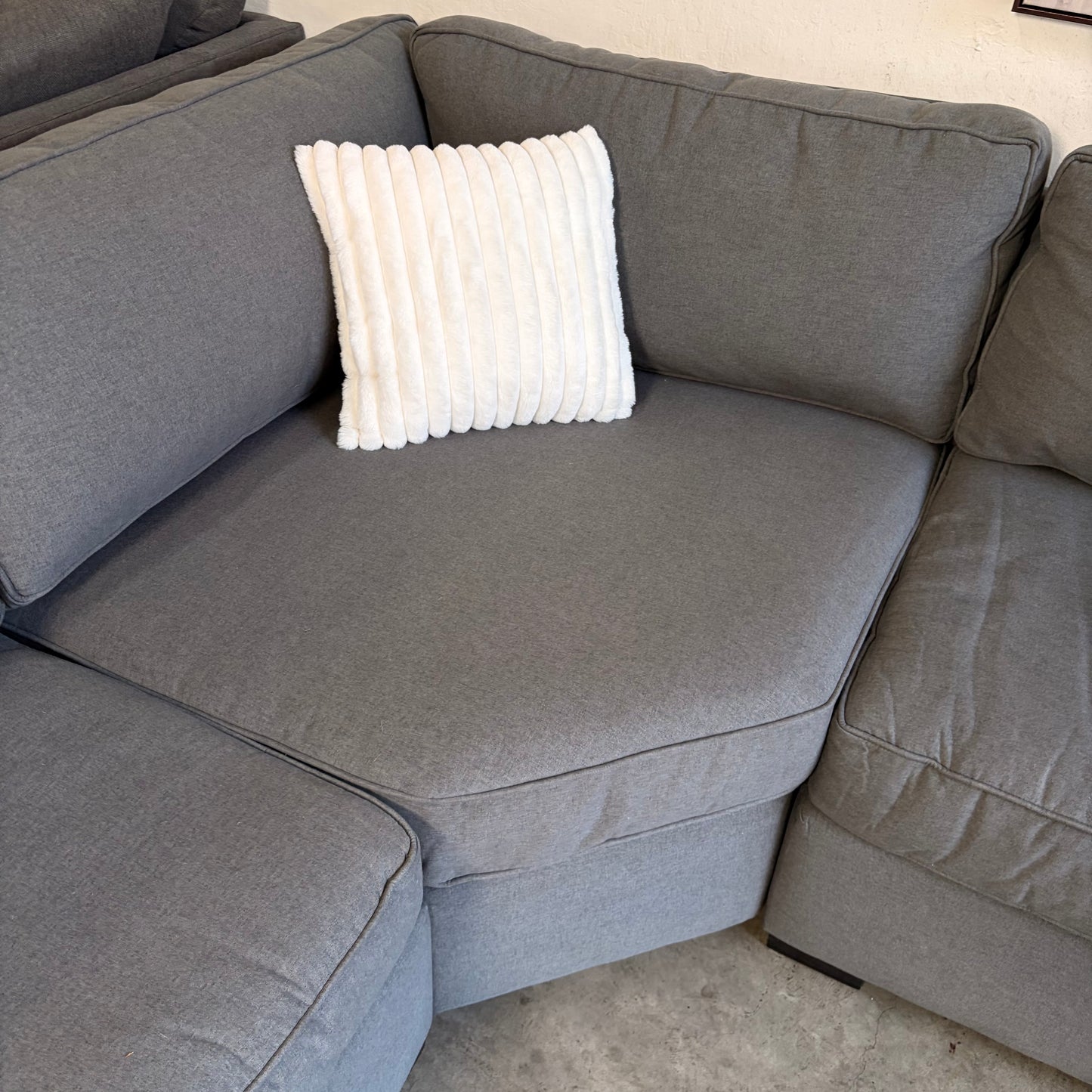 Dark Gray Living Spaces Sectional