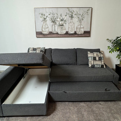Ikea Friheten Sleeper Sectional with Storage and Pullout Bed