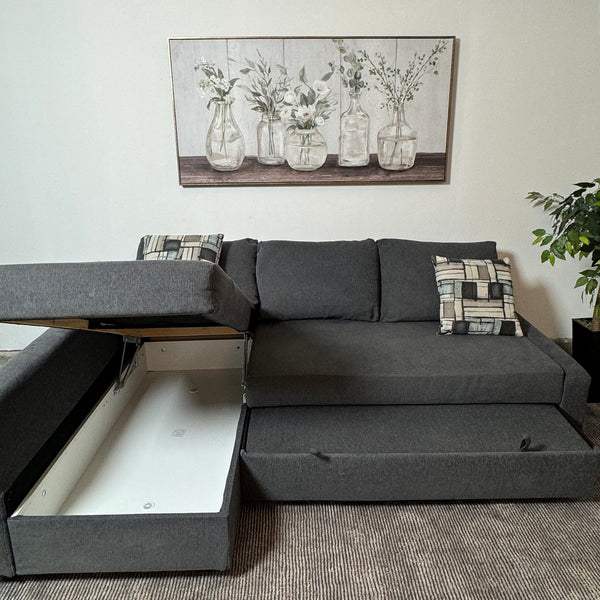Ikea Friheten Sleeper Sectional with Storage and Pullout Bed