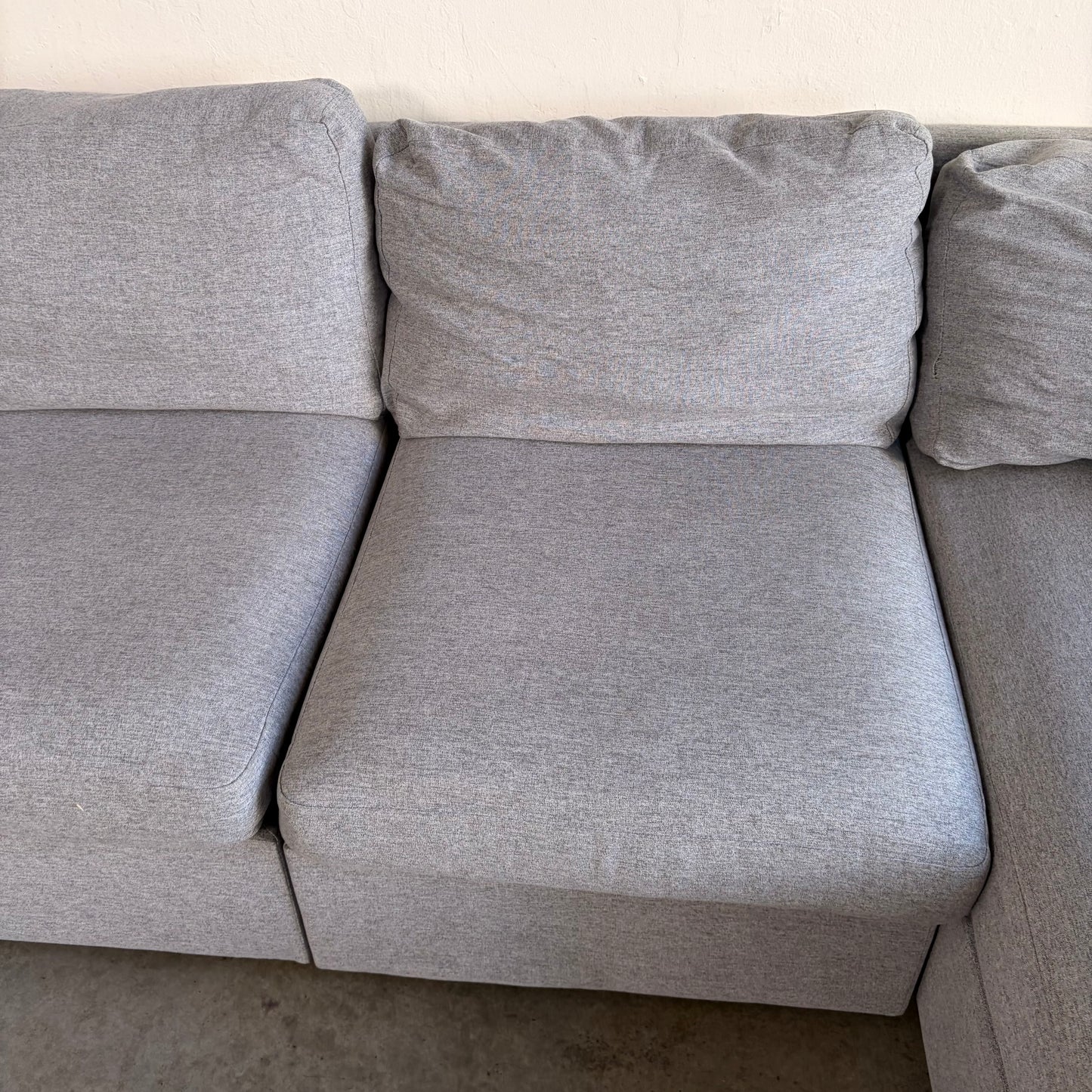 Oversized Gray U Shaped Sectional