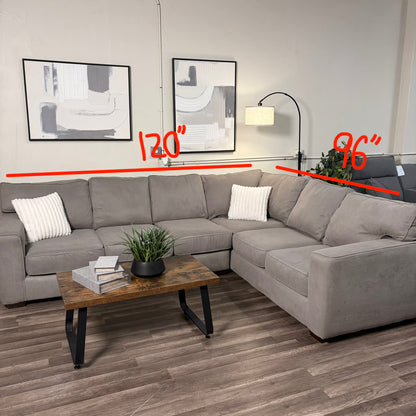 Gray L Shaped Sectional