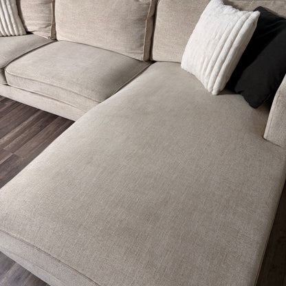 Living Spaces Beige Sectional