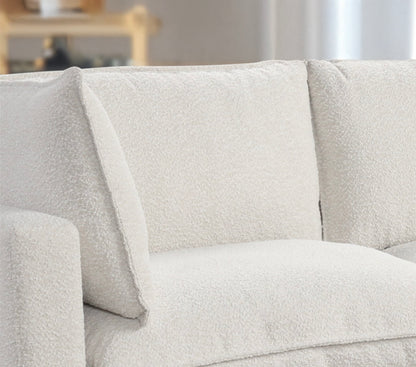 New In Box Cloud Boucle Modular Sectional - 4 Piece