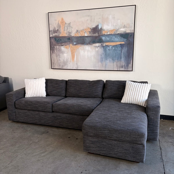 West Elm Sectional with Sleeper and Storage