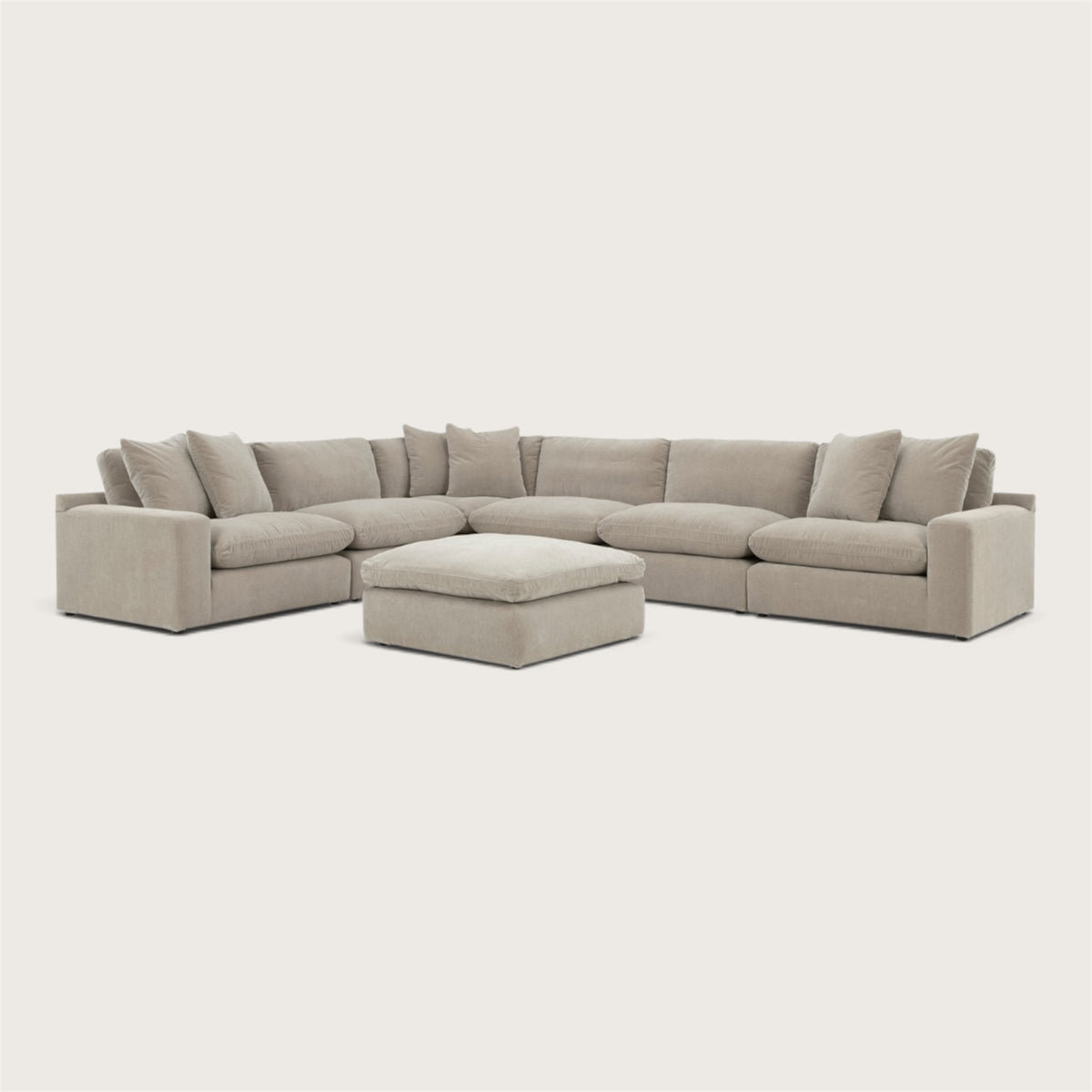 Bixby 6 Piece Sectional with Ottoman