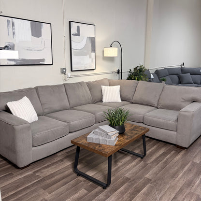 Gray L Shaped Sectional