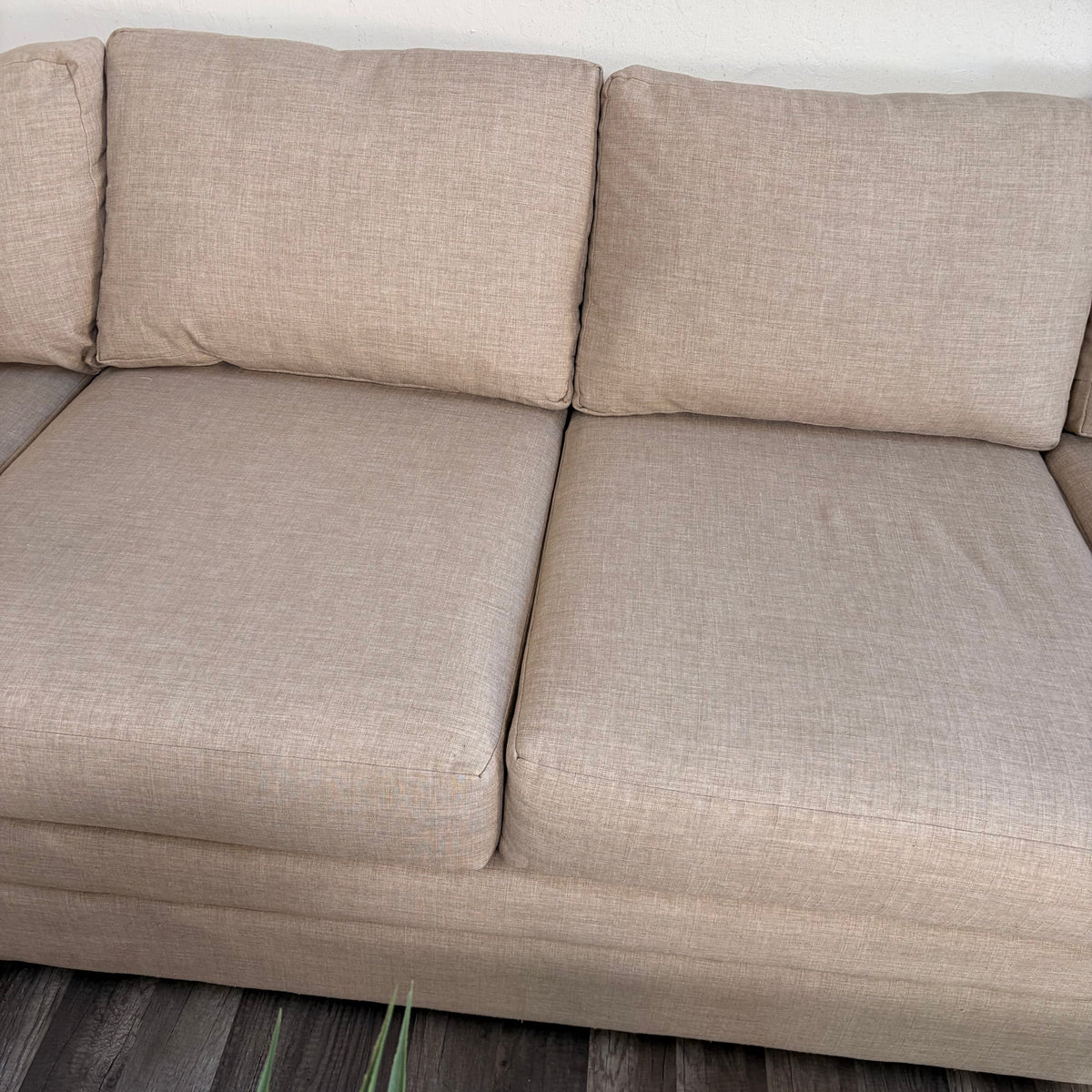 Oversized Beige U Shaped Sectional