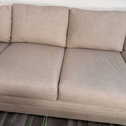 Oversized Beige U Shaped Sectional
