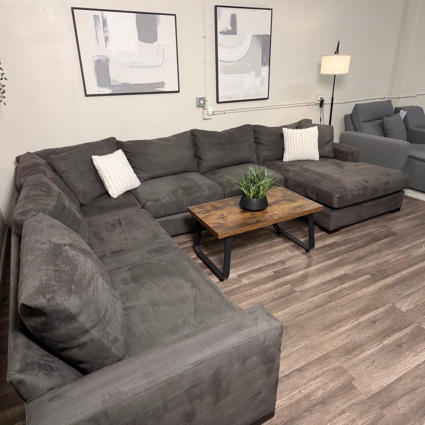 Room & Board Dark Gray Sectional