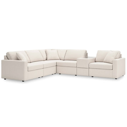 Carneros 6-Piece Modular Sectional with Storage Console