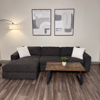 Dark Gray West Elm Sectional