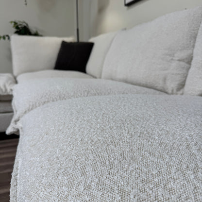New In Box Cloud Boucle Modular Sectional - 4 Piece