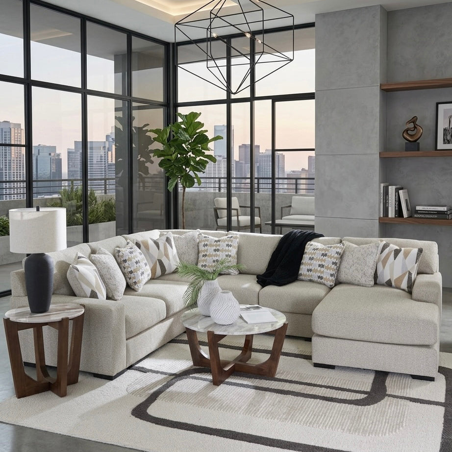 Trinity 4-Piece Sectional with Right Chaise
